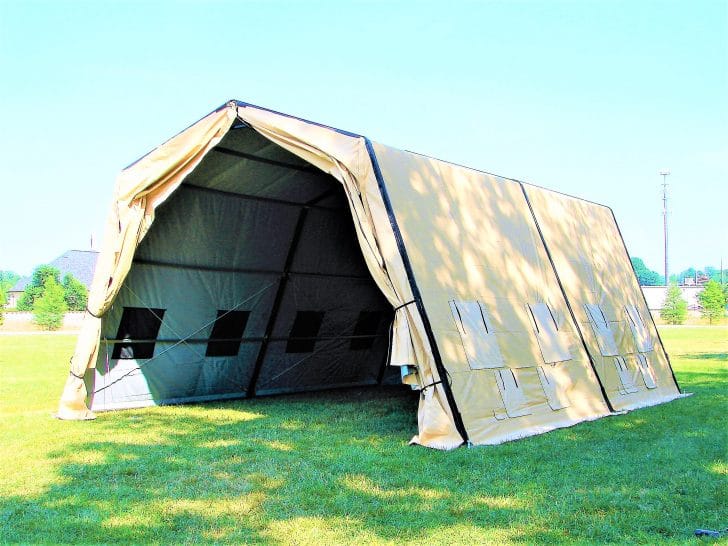 Military & Government Shelters and Vehicle Maintenance Shelters