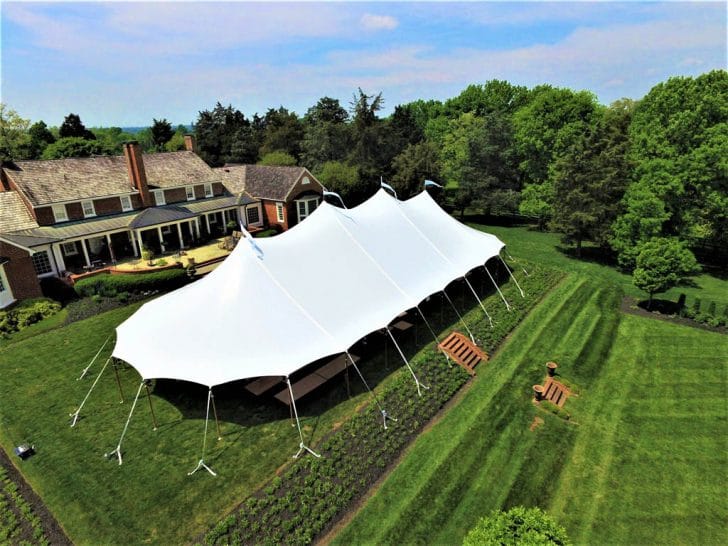 Tent anchor clearance