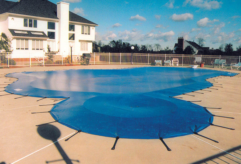 Pool Cover, Anchor 5 Star Solid Vinyl 14 OZ