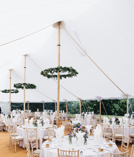 Sailcloth tent wedding sale