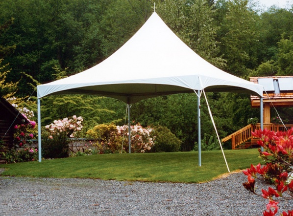 Commercial shop frame tents