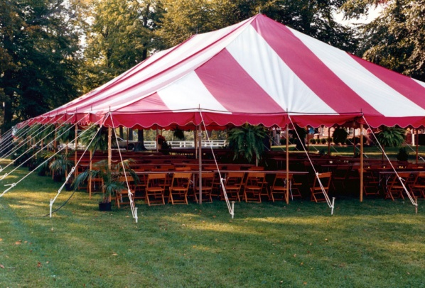 Tent porch clearance poles