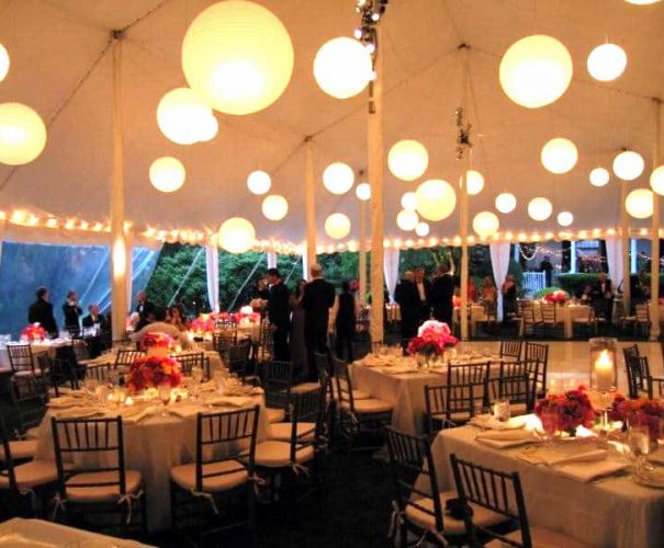 Pole tents can bring a classic feel to any event, and they’re particularly impressive for weddings.