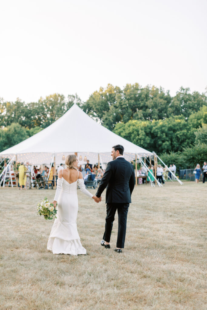 Anchor Industries sailcloth tent for weddings providing elegance, comfort, and weather protection