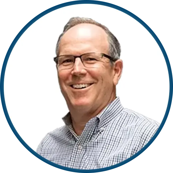 Portrait of male Anchor Industries team member in glasses