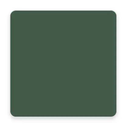 Forest green solid color swatch for pool cover material.