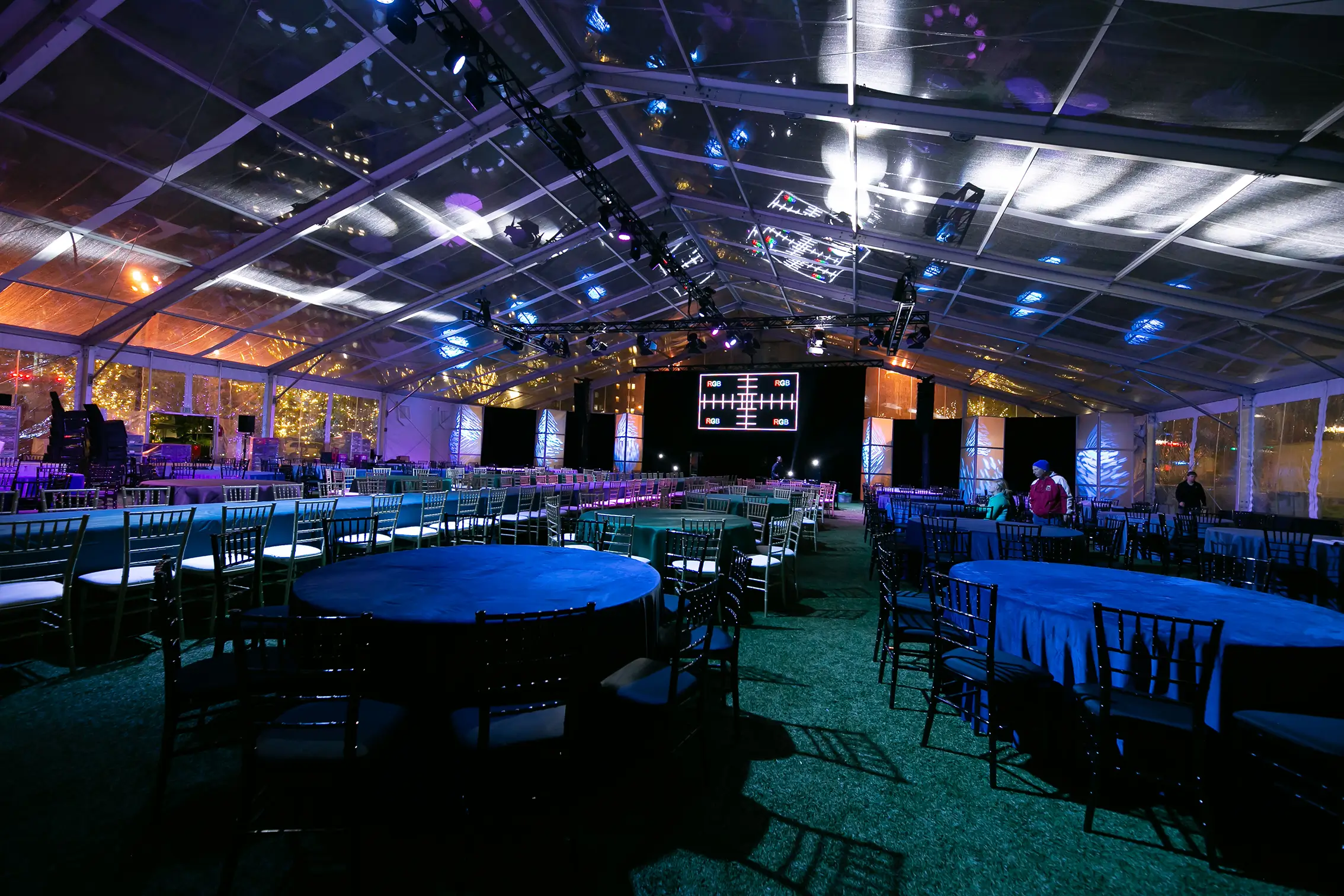 Residential patio tent enclosure Anchor Industries installation