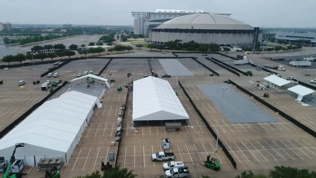 Large clear span building site evaluated using the compliance guidelines in our IBC 2024 structure checklist.